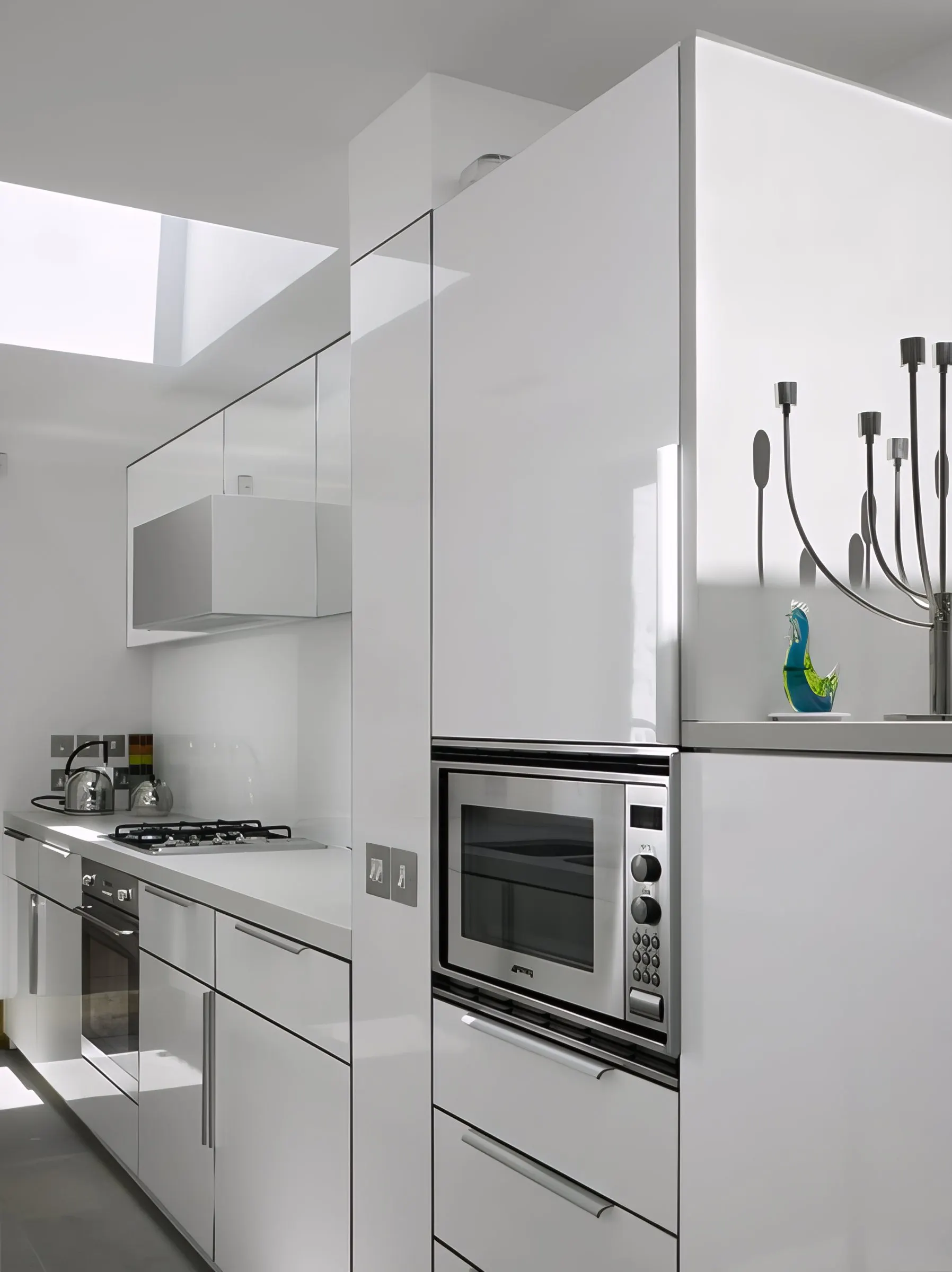 Kitchen with rooflights