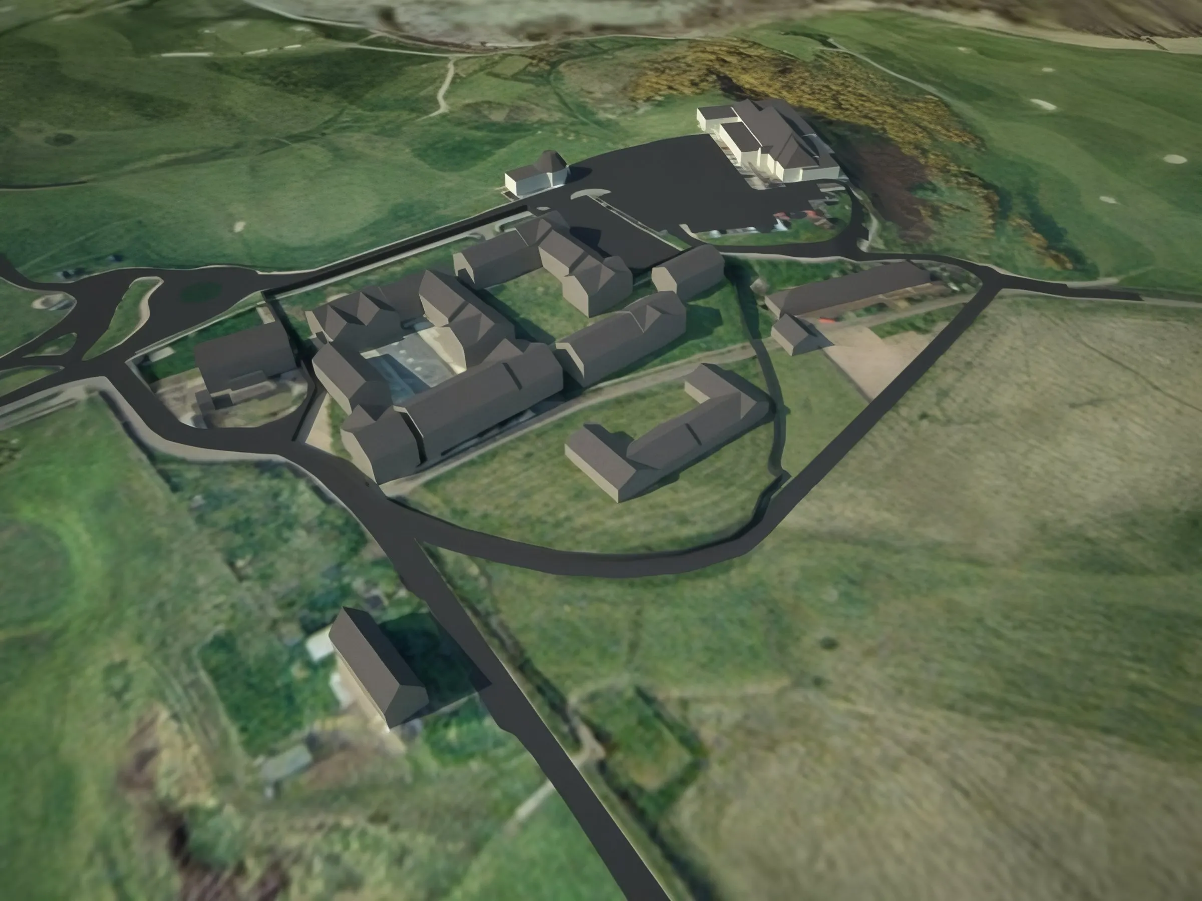 Craighead site between the golf courses
