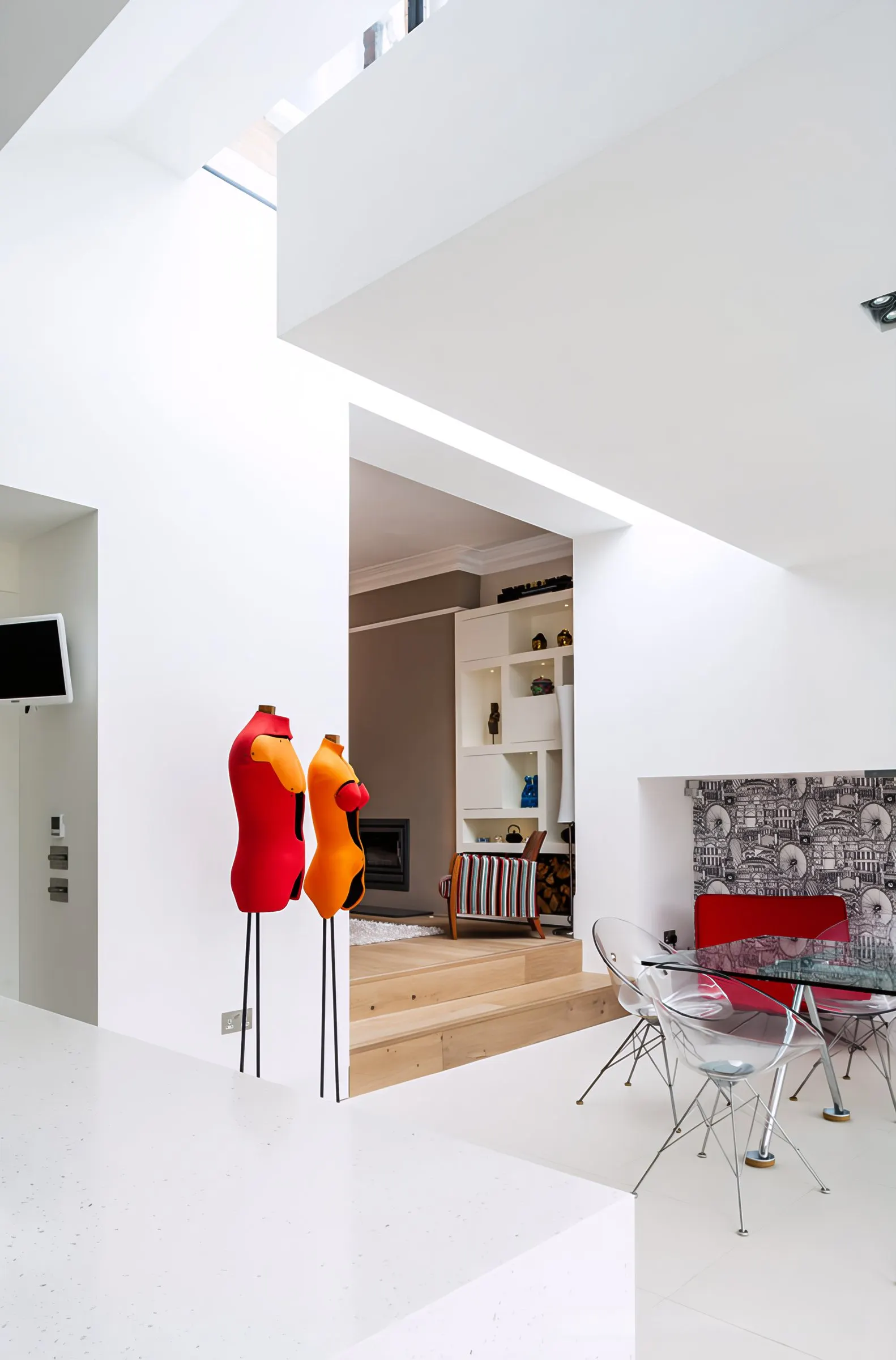 Light well above the kitchen