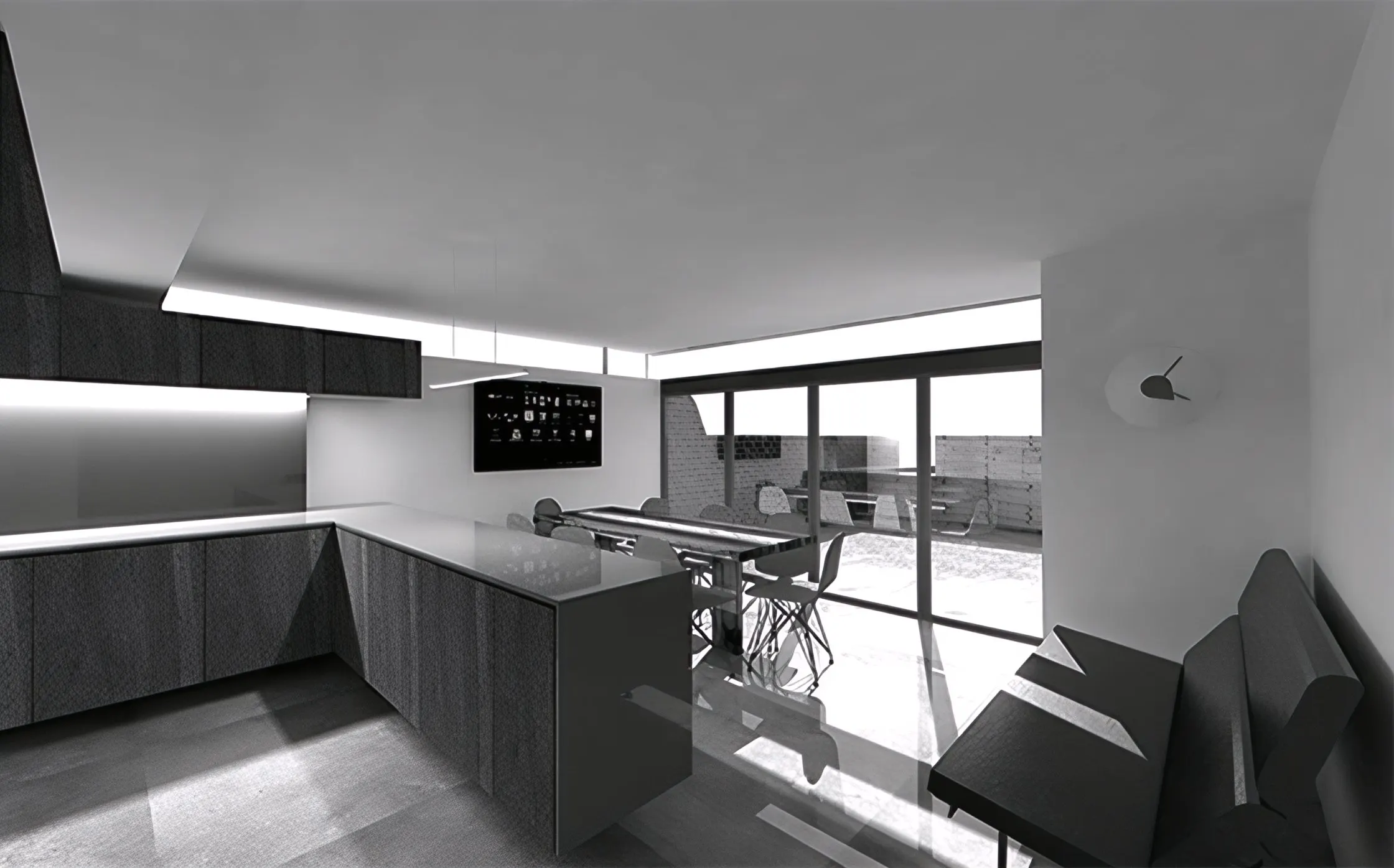Visualisation of the new kitchen and dining space